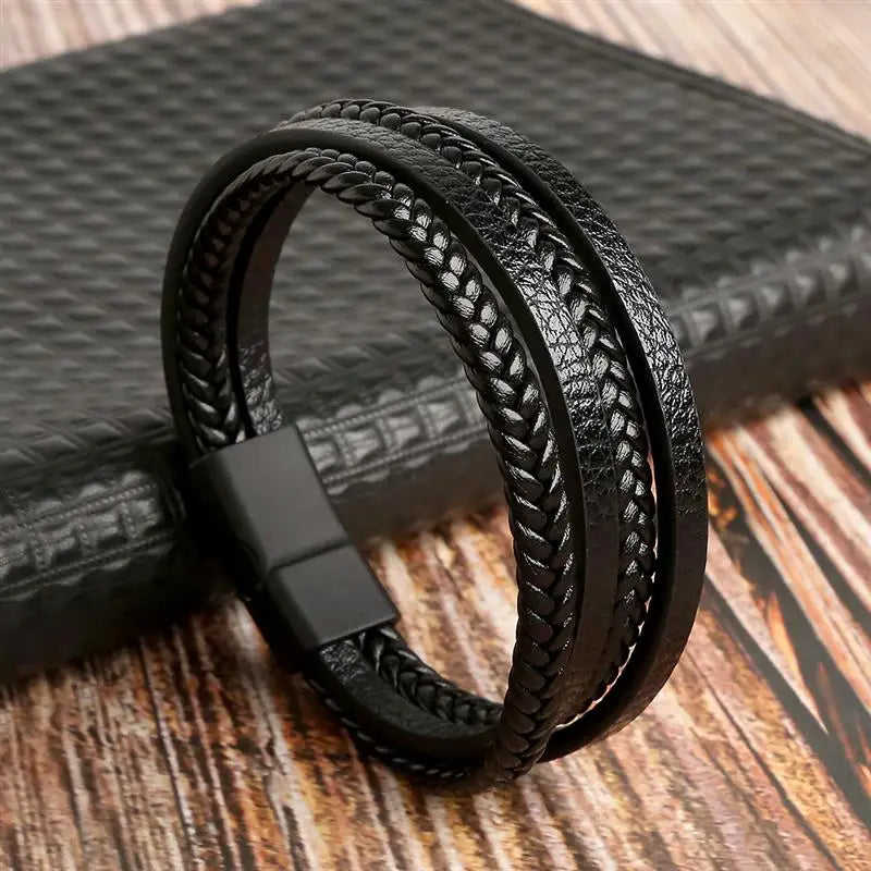 Woven Leather Bracelet