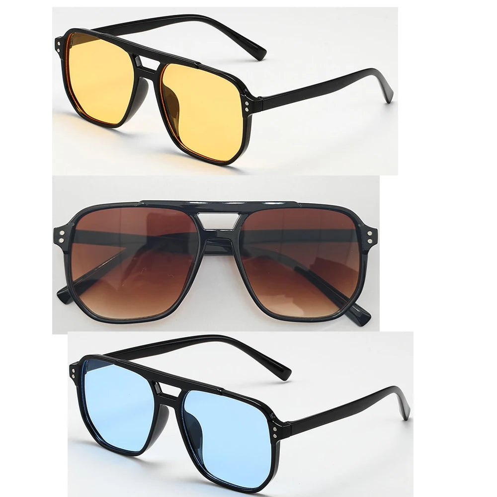 The Retro Vibe Double-Bridge Sunglasses