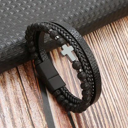 Woven Leather Bracelet