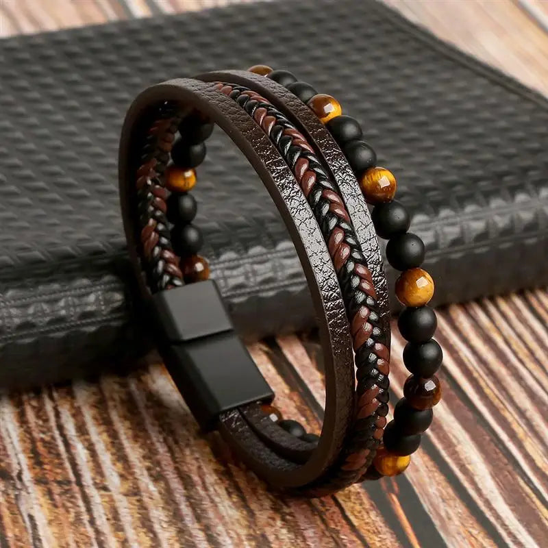 Woven Leather Bracelet