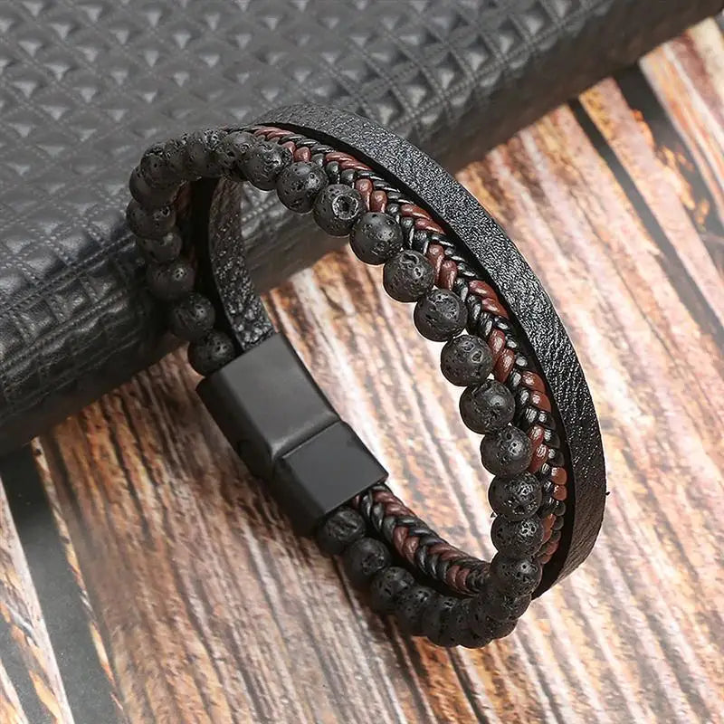 Woven Leather Bracelet