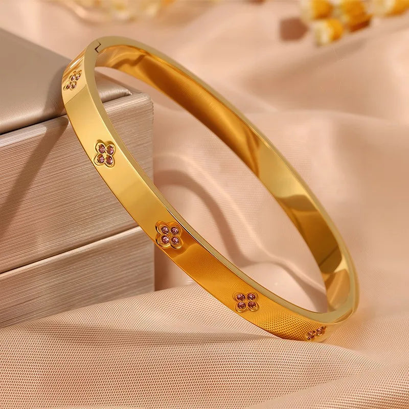 Zirconia Bangle Set
