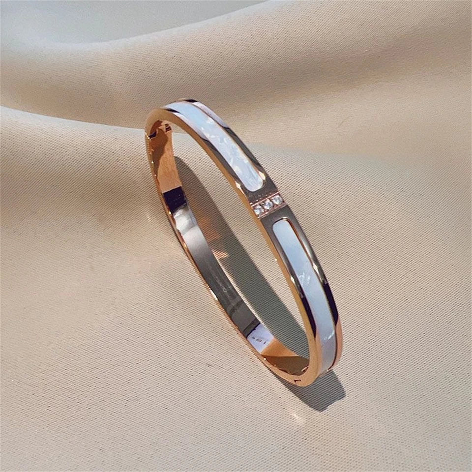 Zirconia Bangle Set