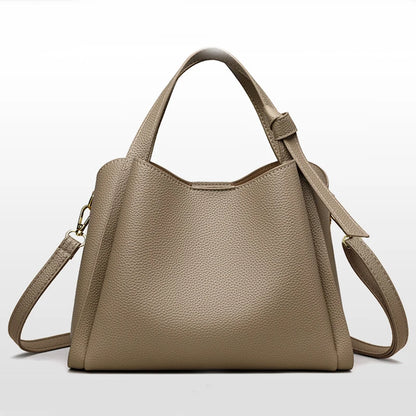 Luxury Handbags Retro Fashion Simple New Large Capacity Bucket Bag