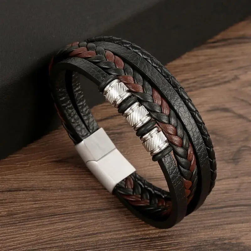 Woven Leather Bracelet
