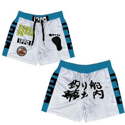 3D Print Sport Shorts — Men's Quick-Dry Gym & Beach Jogger Shorts