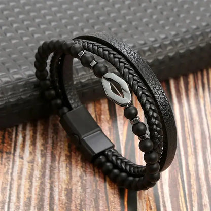 Woven Leather Bracelet