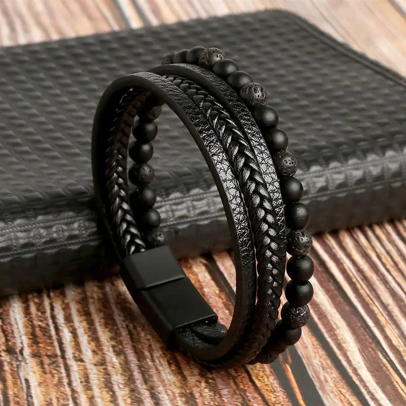 Woven Leather Bracelet