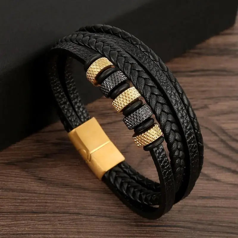 Woven Leather Bracelet