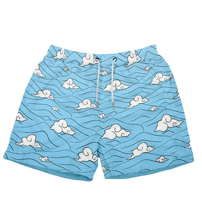3D Print Sport Shorts — Men's Quick-Dry Gym & Beach Jogger Shorts