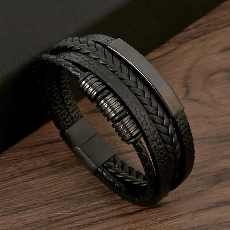 Woven Leather Bracelet