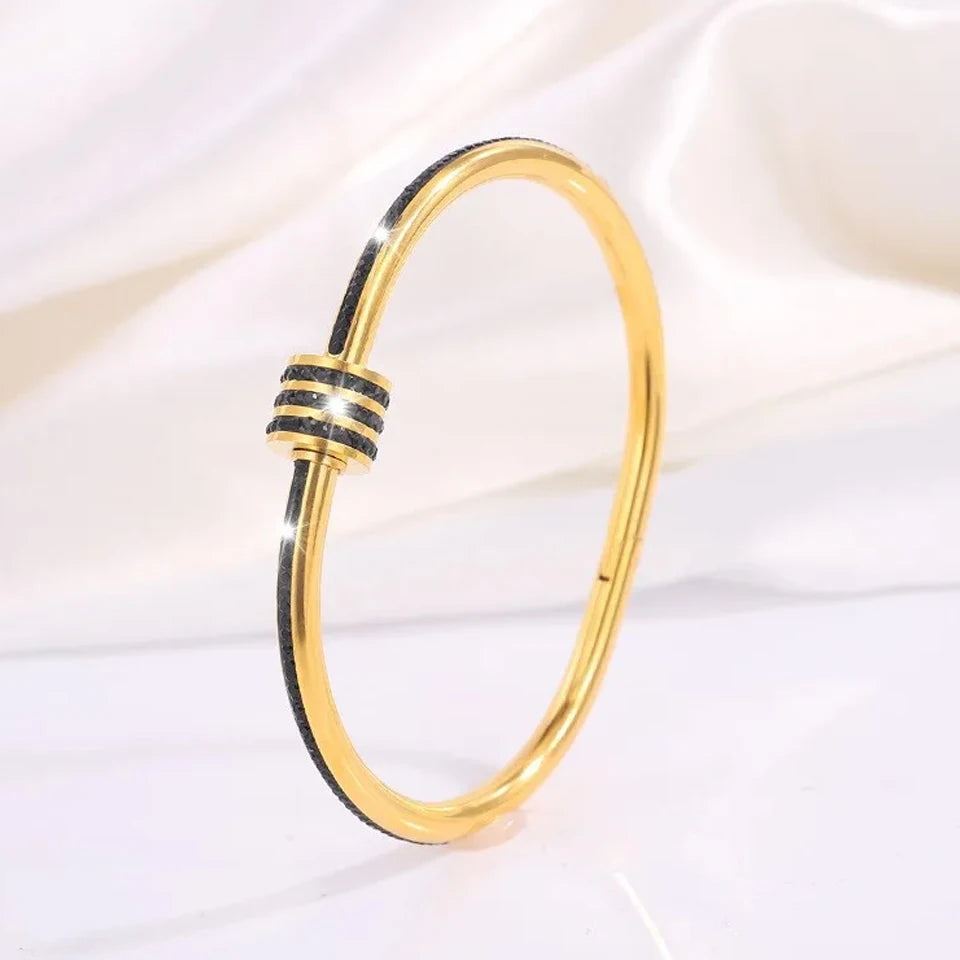 Zirconia Bangle Set