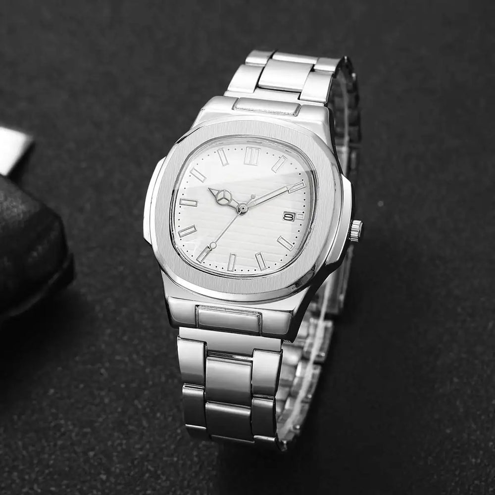 Mens Luxury Quartz Business Watch Steel Band