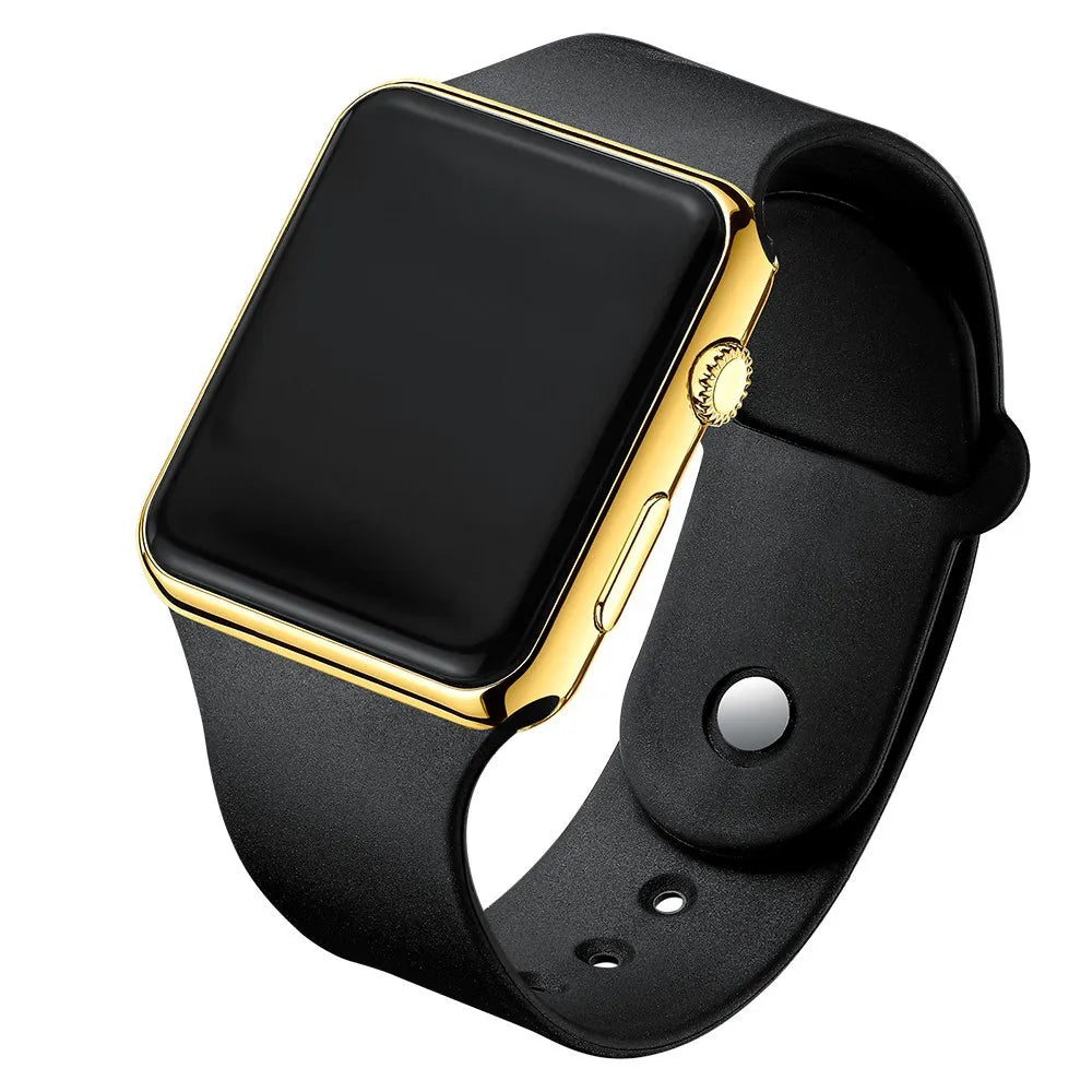 LED Digital Sport Watch — Unisex Silicone Band Casual Watch