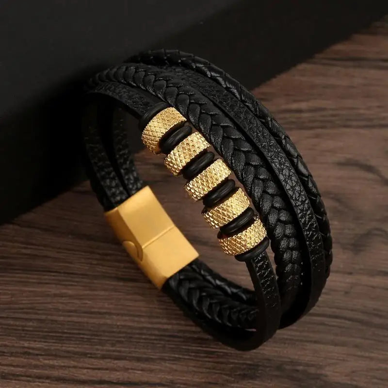 Woven Leather Bracelet