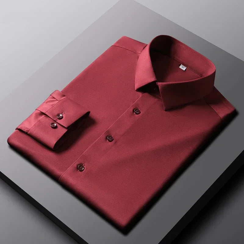 Mens wrinkle free smart shirt