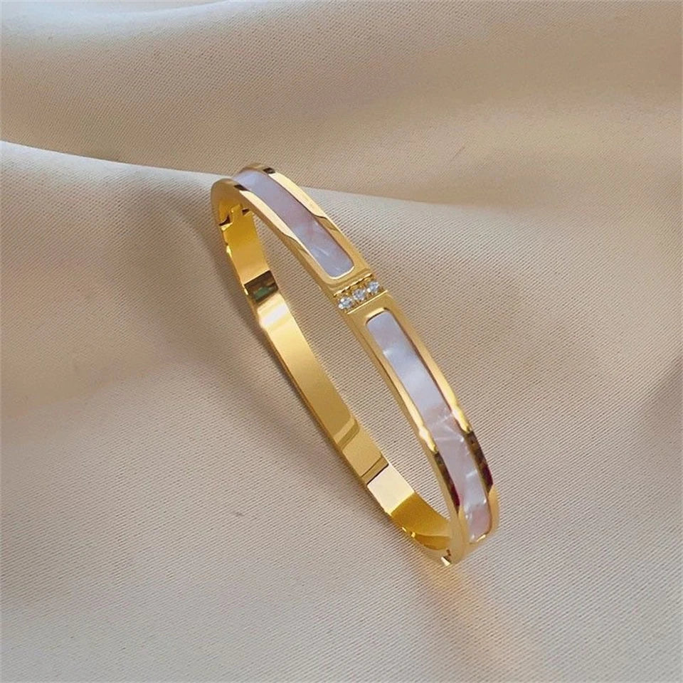 Zirconia Bangle Set
