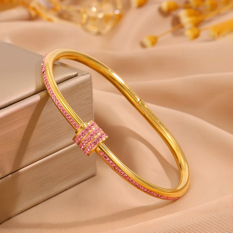 Zirconia Bangle Set