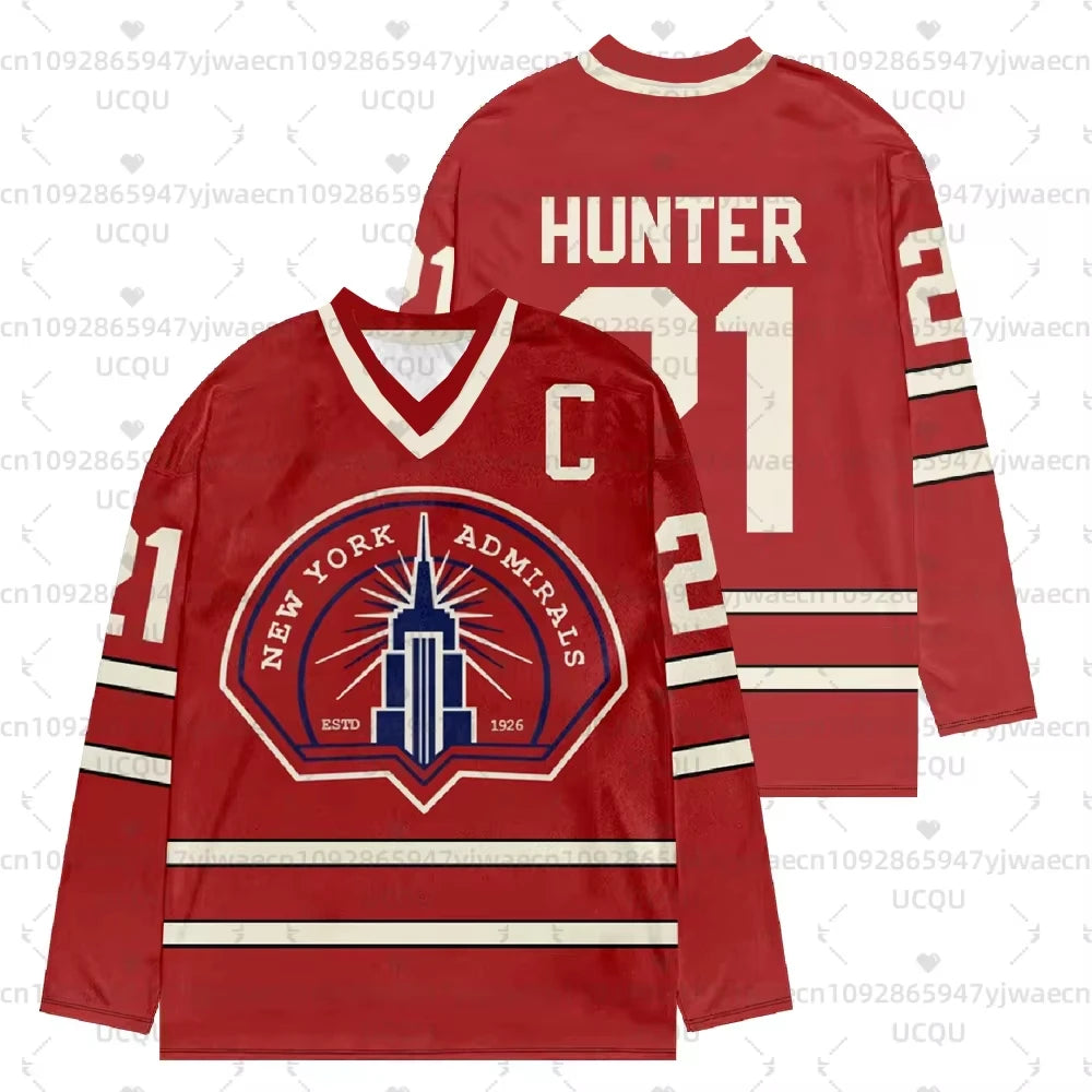 Rivalry V-Neck Long Sleeve Tee — Unisex Hockey-Inspired Jersey Top