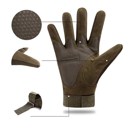 Tactical Hard-Shell Riding Gloves — Unisex Outdoor Sports Gloves