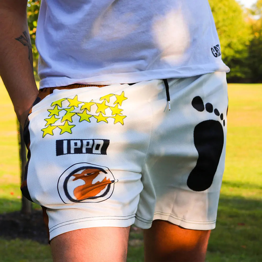 3D Print Sport Shorts — Men's Quick-Dry Gym & Beach Jogger Shorts