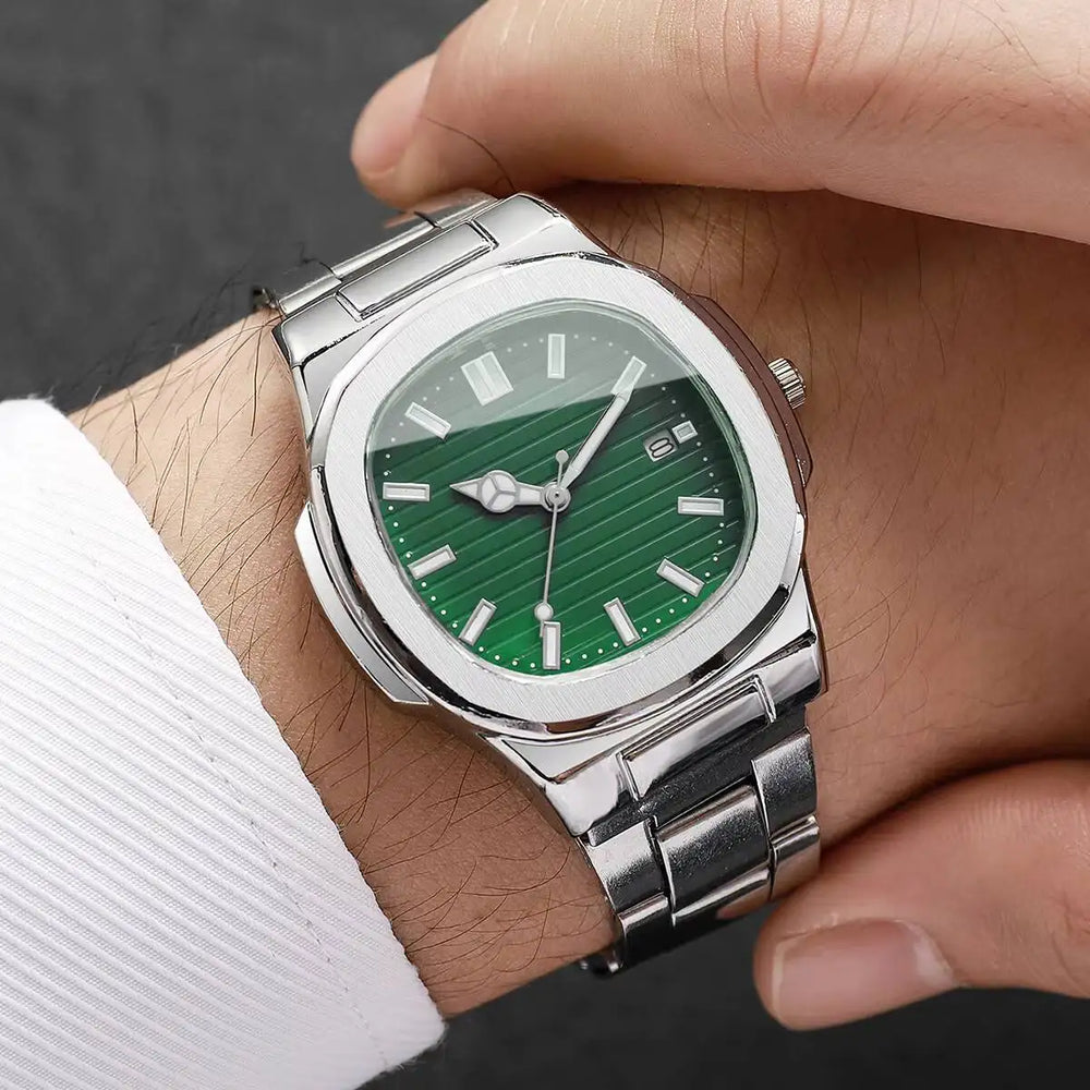Mens Luxury Quartz Business Watch Steel Band