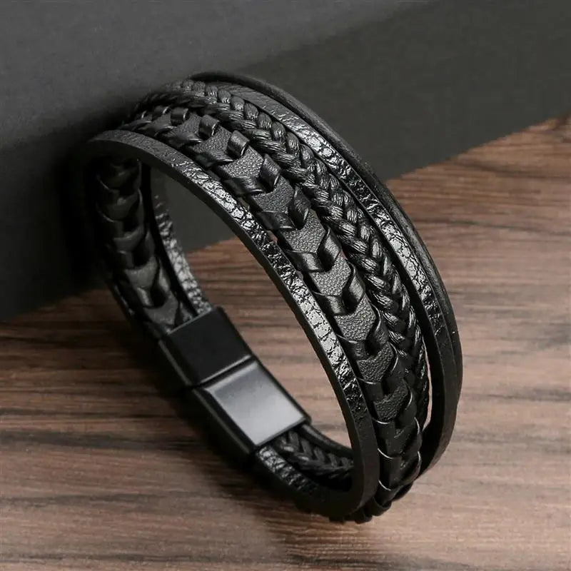 Woven Leather Bracelet