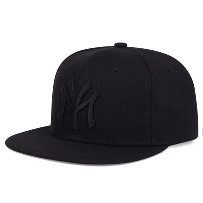Letter Embroidered Baseball Cap — Unisex Adjustable Hip-Hop Hat