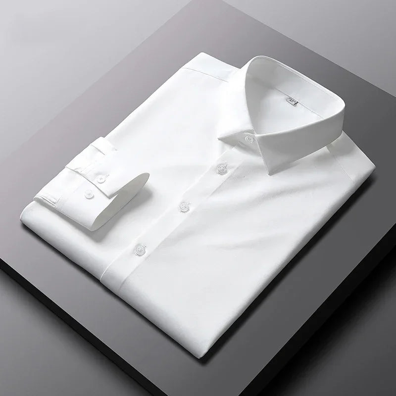 Mens wrinkle free smart shirt
