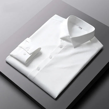 Mens wrinkle free smart shirt