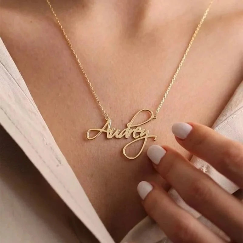 Bespoke Personalised Name Pendant Necklace Gift