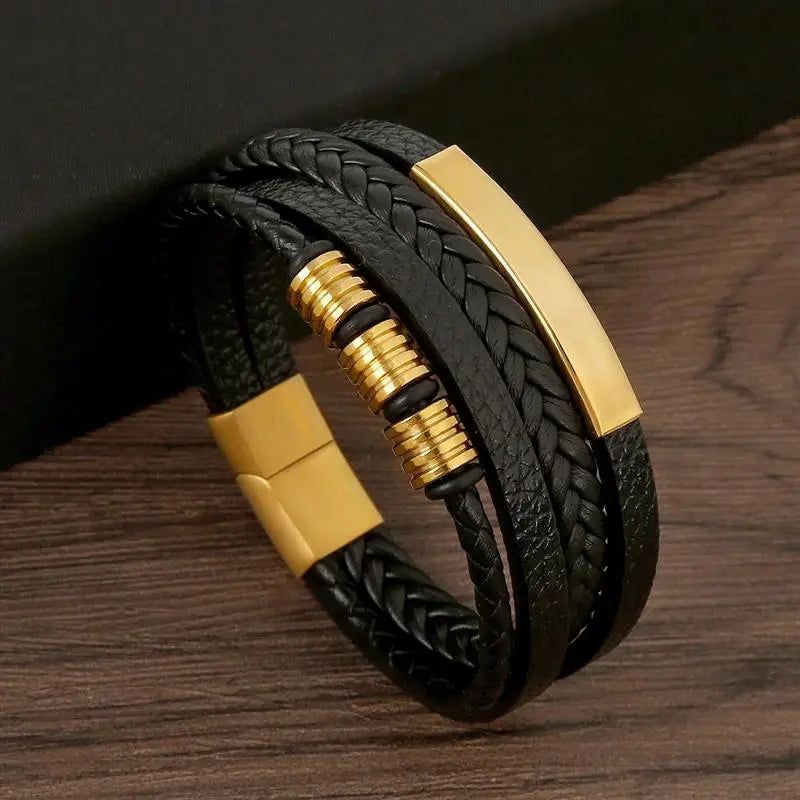 Woven Leather Bracelet