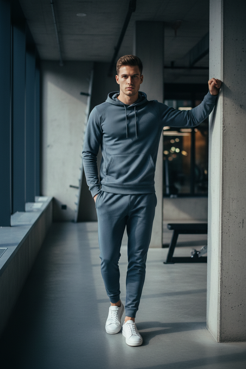 Active Male Urban Gym Portrait