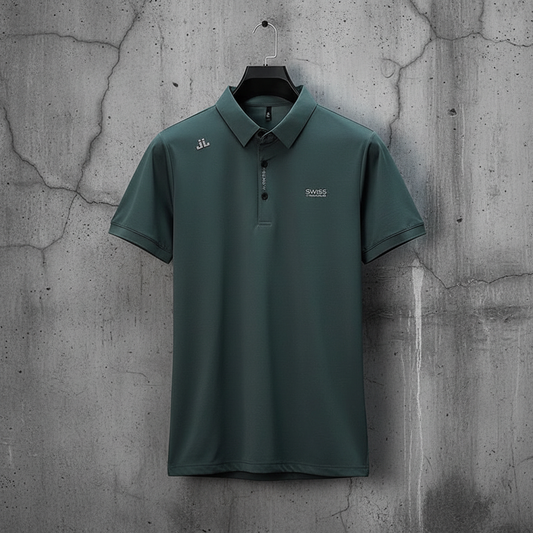 Badge Detail Business Casual Polo