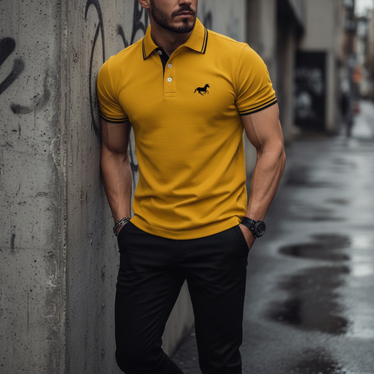 Mens Slim Fit Weekend Polo