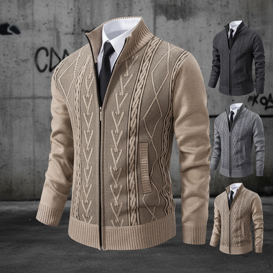 Padded Knit Sweater Coat