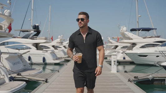 Your Summer Fit, Elevated🌴 2 Piece Mens summer Tracksuit