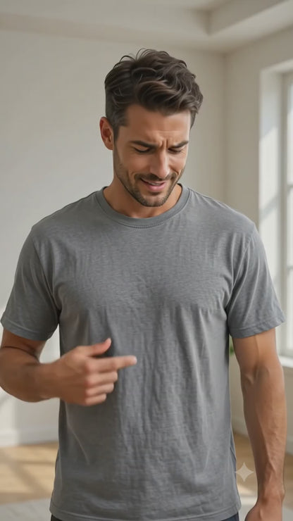 Men's Black Linen Henley The No1 Summer Top