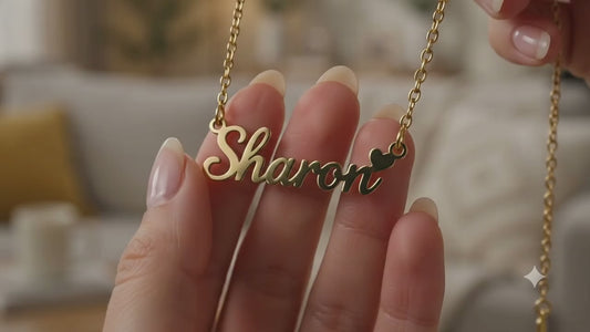 Bespoke Personalised Name Pendant Necklace Gift