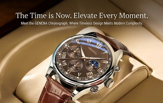 The GENENA Chronograph | The Signature Gentleman's Timepiece