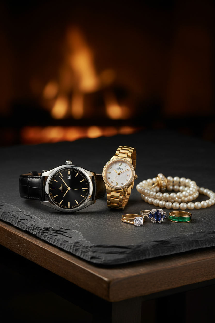 Watches Stone Table